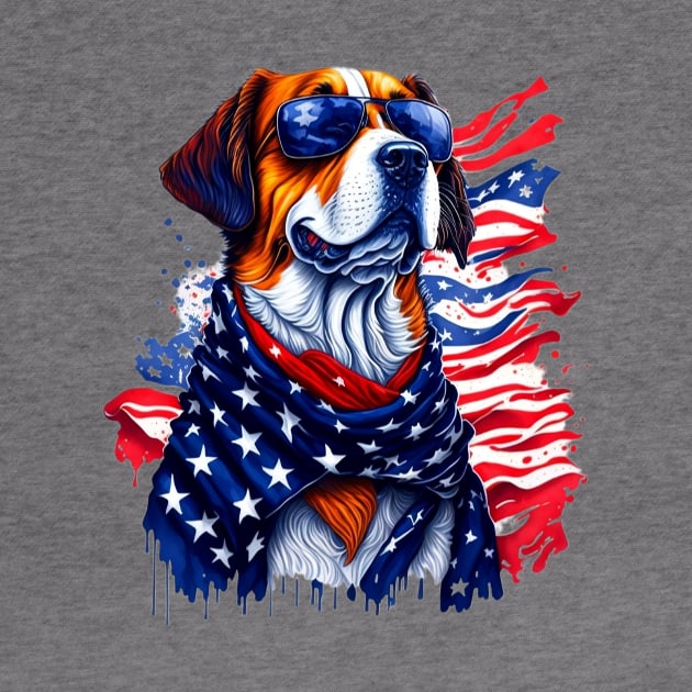 Funny 4th of July Dog by Banned Books Club